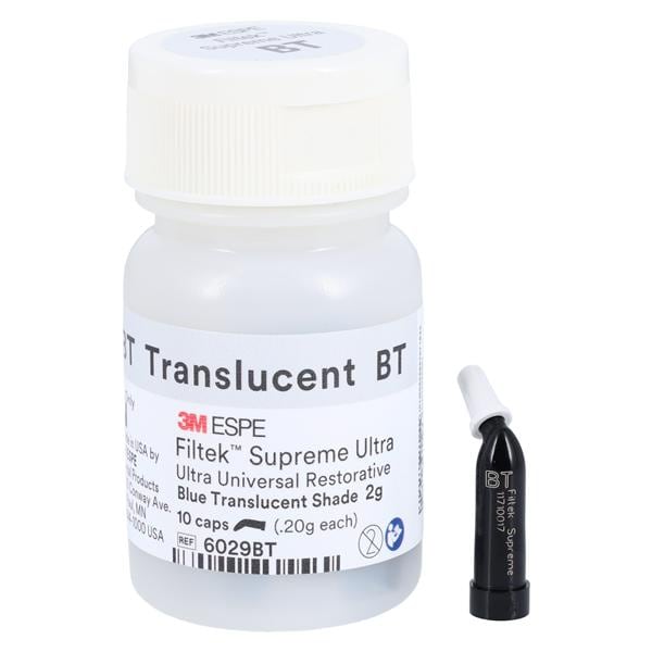 Filtek Supreme Ultra Universal Caps 10/Pk Blue Translucent thumbnail 2