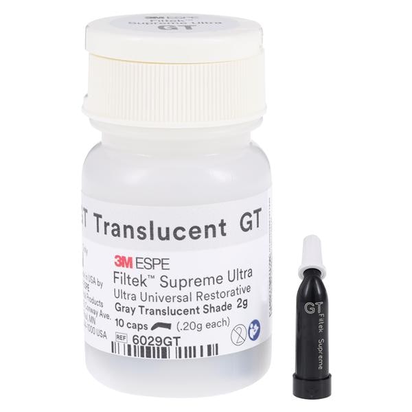 3M Filtek Supreme Ultra Universal Composite GT-Gray Translucent Cap Rfl 10/Bt
