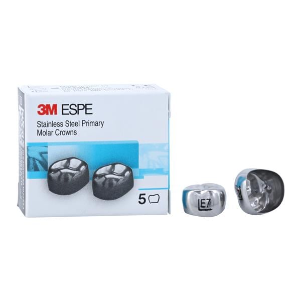 3M™ Crowns Size EUL7 2nd Primary Upper Left Molar Replacement 5/Bx