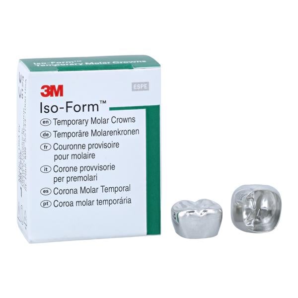3M™ Iso-Form™ Temporary Crowns Size L77 2nd LLM Replacement Crowns 5/Bx