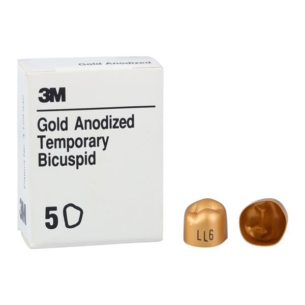 3M™ Unitek™ Crowns Size 6 2nd Lower Left Bicuspid Replacement Crowns 5/Bx