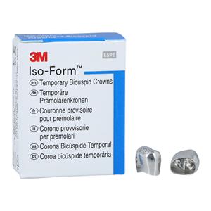 3M™ Iso-Form™ Temporary Crowns Size U51 2nd UL Bic Replacement Crowns 5/Bx