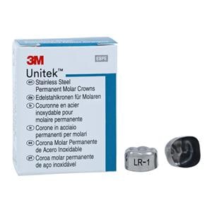 3M™ Unitek™ Crowns Size 1 1st Permanent Lower Right Molar Replacement 5/Bx