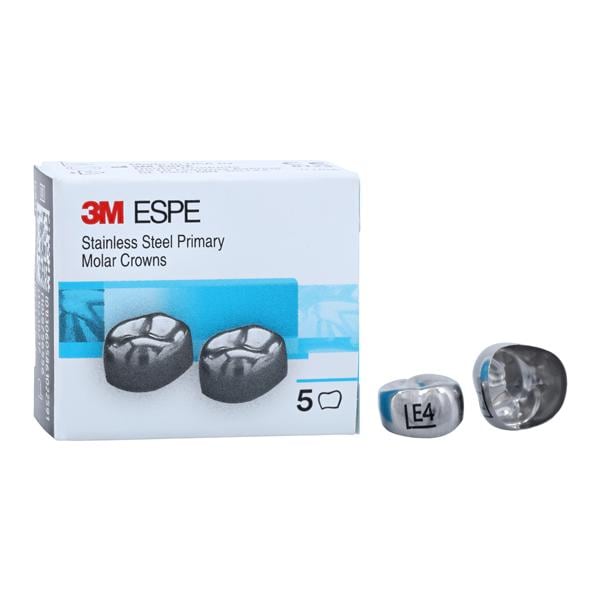 Crowns Size EUL4 2nd Primary Upper Left Molar Replacement 5/Bx