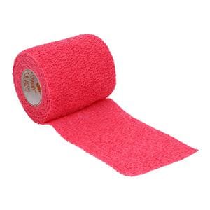 Coban Wrap Bandage Elastic 3"x5yd Red Non-Sterile 24/Ca