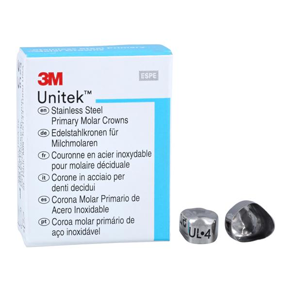 3M™ Unitek™ Crowns Size 4 1st Primary Upper Left Molar Replacement Crowns 5/Bx