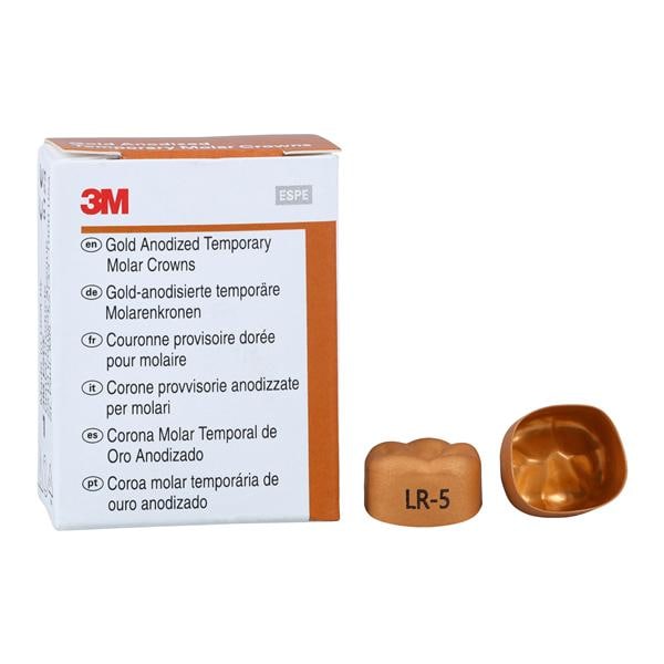 3M™ Unitek™ Crowns Size 5 1st Lower Right Molar Replacement Crowns 5/Bx