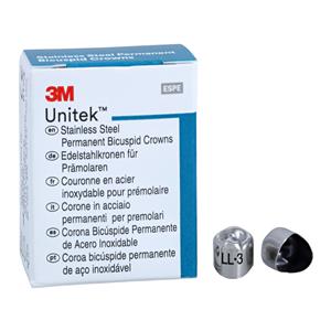 3M™ Unitek™ Crowns Size 3 1st Perm LLB Replacement Crowns 5/Bx