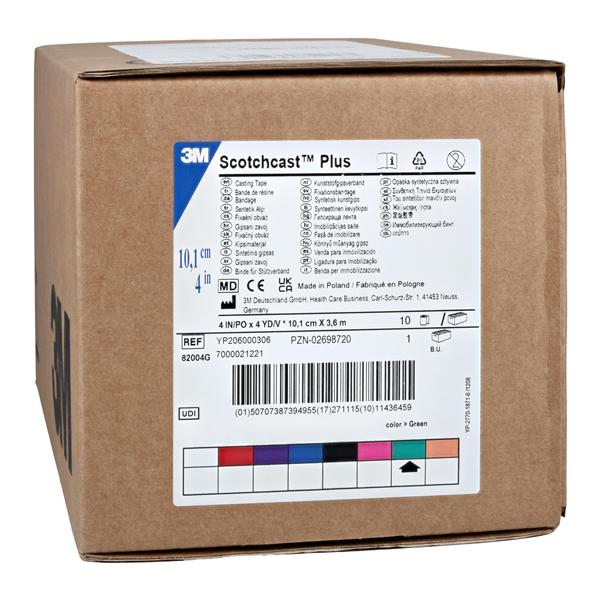 Scotchcast Plus Tape Green 4"x4yd
