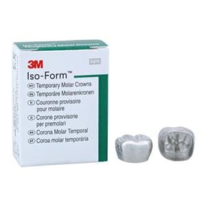 3M™ Iso-Form™ Temporary Crowns Size L67 1st LLM Replacement Crowns 5/Bx
