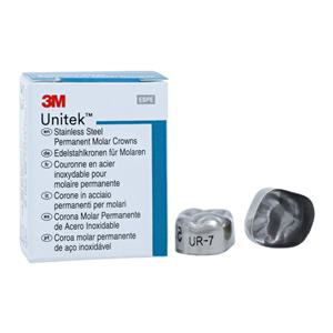 3M™ Unitek™ Crowns Size 7 1st Permanent Upper Right Molar Replacement 5/Bx