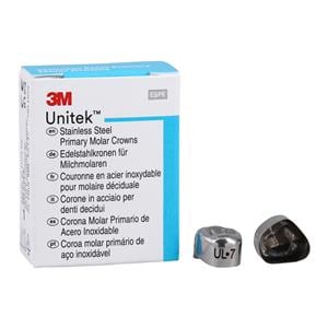 3M™ Unitek™ Crowns Size 7 1st Primary Upper Left Molar Replacement Crowns 5/Bx