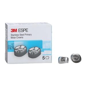 3M™ Stainless Steel Crowns Size DLL4 1st Pri LLM Replacement 5/Bx