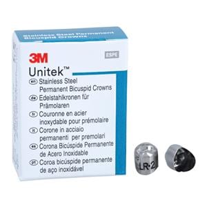 3M™ Unitek™ Crowns Size 2 1st Perm LRB Replacement Crowns 5/Bx
