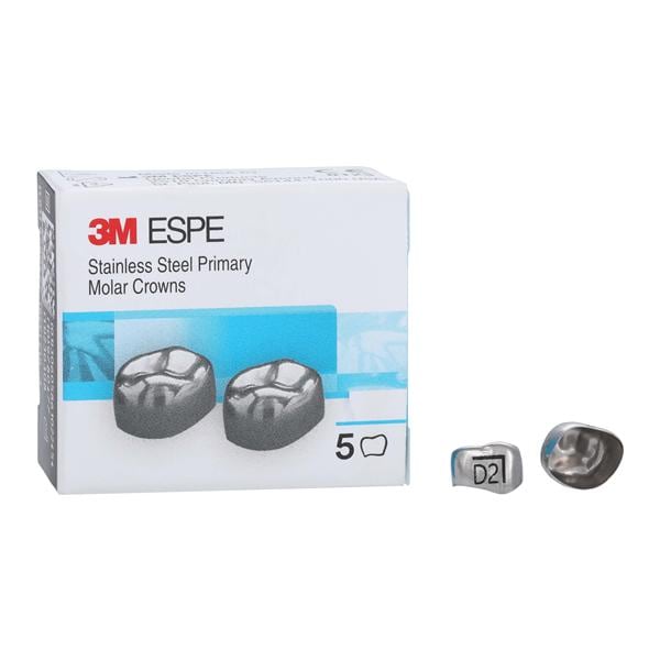 3M™ Crowns Size DLR2 1st Primary Lower Right Molar Replacement 5/Bx