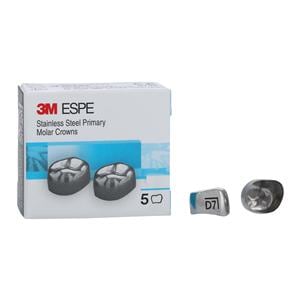 3M™ Crowns Size DLR7 1st Primary Lower Right Molar Replacement Crowns 5/Bx
