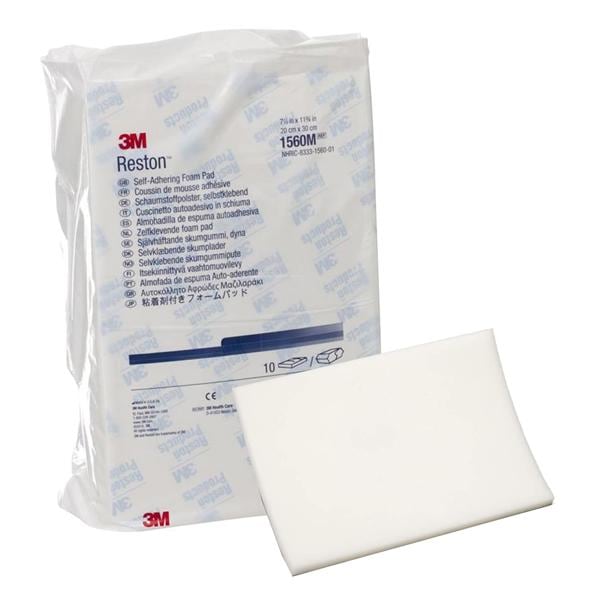 Reston Medium Support Foam Pad 7-7/8x11-3/4" Medium Self-Adhesive, 5 BX/CA