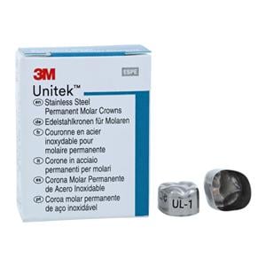 3M™ Unitek™ Crowns Size 1 1st Permanent Upper Left Molar Replacement 5/Bx