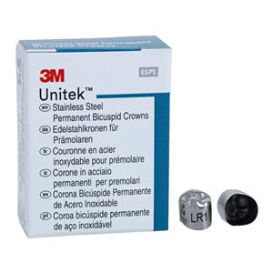 3M™ Unitek™ Crowns Size 1 2nd Perm LRB Replacement Crowns 5/Bx