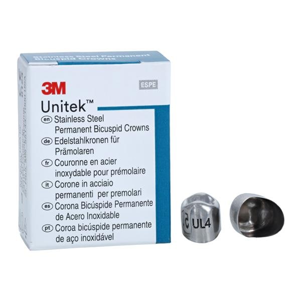 3M™ Unitek™ Crowns Size 4 1st Perm ULB Replacement Crowns 5/Bx