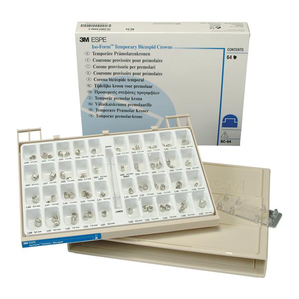 3M™ IsoForm™ Temporary BC64 Preformed Temporary Crowns Henry Schein
