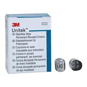 3M™ Unitek™ Crowns Size 2 2nd Perm LRB Replacement Crowns 5/Bx