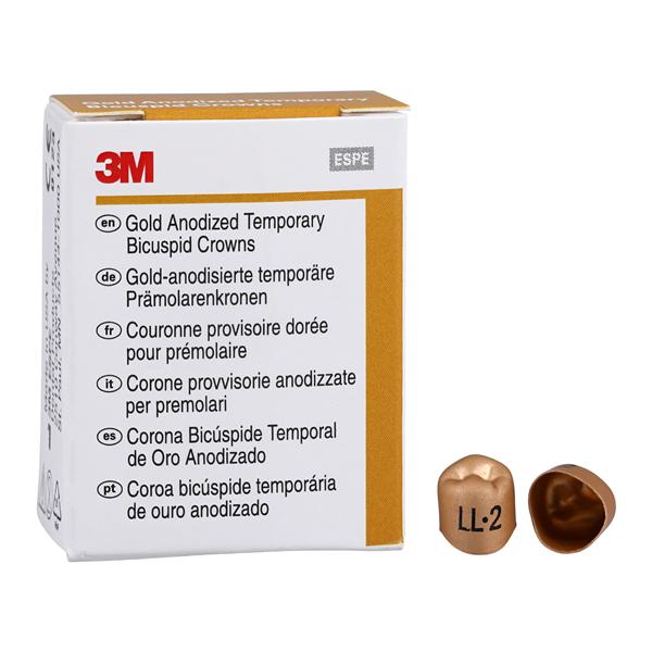 3M™ Unitek™ Crowns Size 2 1st Lower Left Bicuspid Replacement Crowns 5/Bx