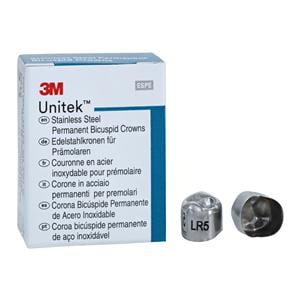 3M™ Unitek™ Crowns Size 5 2nd Perm LRB Replacement Crowns 5/Bx