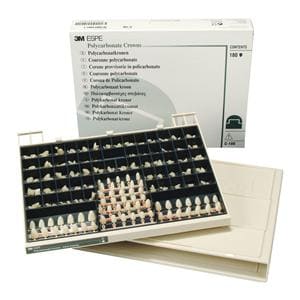 3M™ Crowns Size Assorted Anterior Set 180/Bx