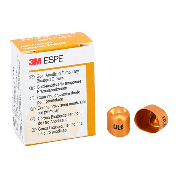 3M™ Unitek™ Crowns Size 6 1st Upper Left Bicuspid Replacement Crowns 5/Bx