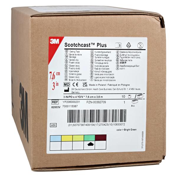 Scotchcast Plus Tape Bright Green 3"x4yd