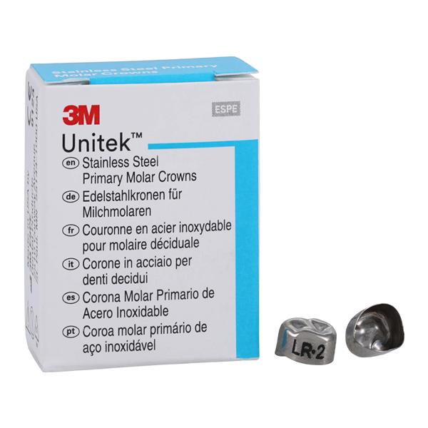 3M™ Unitek™ Crowns Size 2 1st Primary Lower Right Molar Replacement Crowns 5/Bx