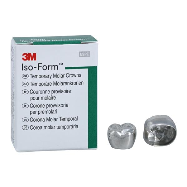 3M™ Iso-Form™ Temporary Crowns Size U60 1st URM Replacement Crowns 5/Bx