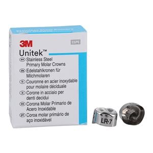 3M™ Unitek™ Crowns Size 7 1st Primary Lower Right Molar Replacement Crowns 5/Bx