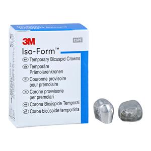3M™ Iso-Form™ Temporary Crowns Size U57 2nd UL Bic Replacement Crowns 5/Bx