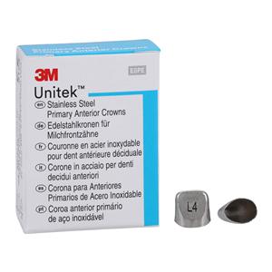 3M™ Unitek™ Crowns Size 4UL Primary Anterior Upper Left Central Refill 5/Bx