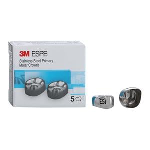3M™ Stainless Steel Crowns Size ELR5 2nd Prim LRM Replacement 5/Bx