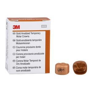 3M™ Unitek™ Crowns Size 1 1st Lower Right Molar Replacement Crowns 5/Bx
