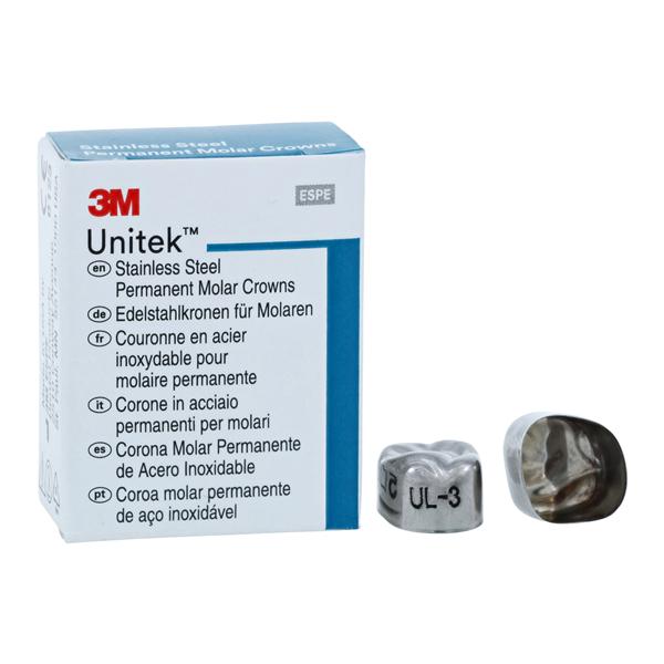 3M™ Unitek™ Crowns Size 3 1st Permanent Upper Left Molar Replacement Crowns 5/Bx