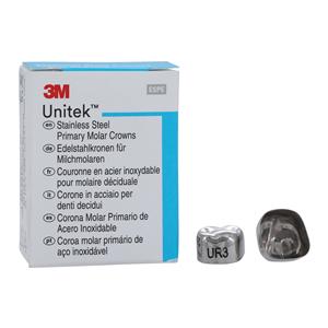 3M™ Unitek™ Crowns Size 3 2nd Primary Upper Right Molar Replacement Crowns 5/Bx