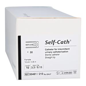 Self-Cath Intermittent Catheter Straight Tip PVC/Siliconized Surface 10Fr