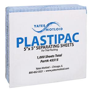 Plastipac Plastic Sheets Separating Film 5" x 5" 1000/Bx
