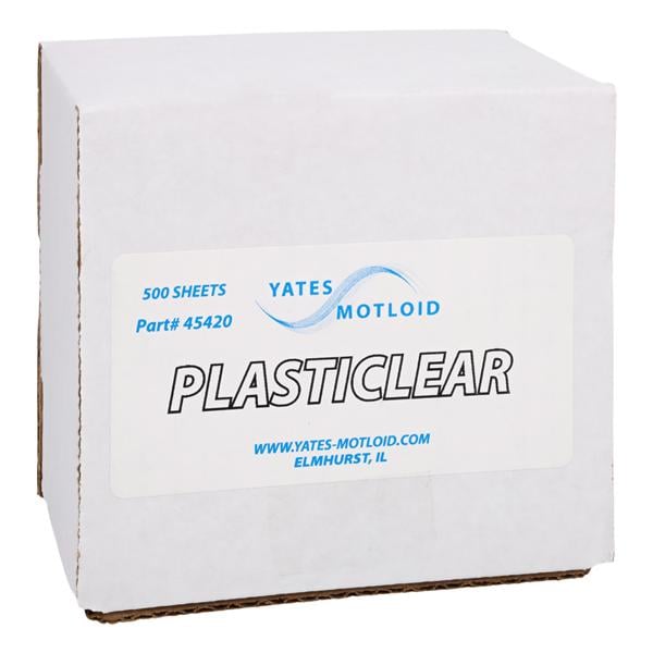 Separating Film Plastic Sheets 4" x 4" 500/Bx