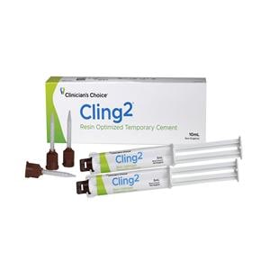 Cling2 Temporary Automix Cement White Syringe Refill 2x5mL/Ea