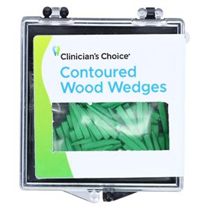 Contoured Wood Wedges Contoured Wedges Size 13 Refill Package 100/Pk