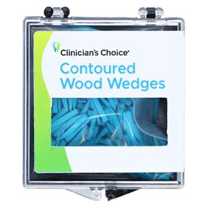 Contoured Wood Wedges Contoured Wedges Size 12 Bulk Package 400/Pk