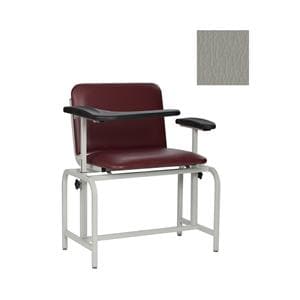 Blood Draw Chair Gray Steel 450lb Capacity Ea