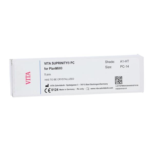 VITA Suprinity PC HT Milling Blocks High Translucency LS-14 A1 For PlanMill 5/Bx