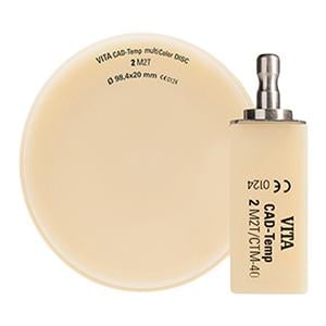 VITA CAD-TEMP multiColor Milling Blocks CTM-40 1M2T For Universal 2/Pk