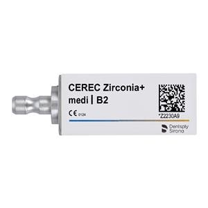 CEREC Zirconia+ Milling Blocks Translucent Medi B2 For CEREC 3/Bx